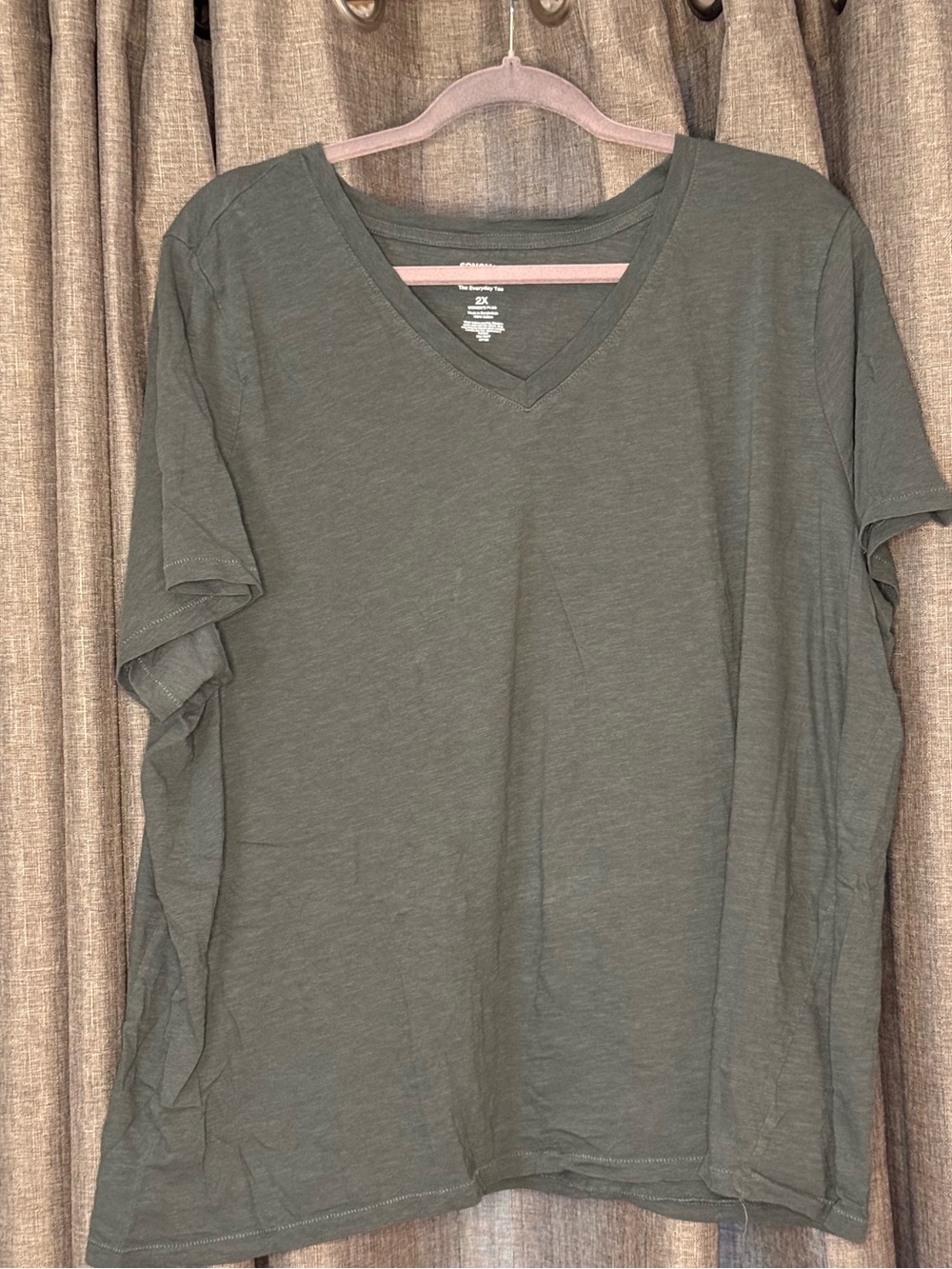 Sonoma Goods for Life Women’s Grey/Green Top